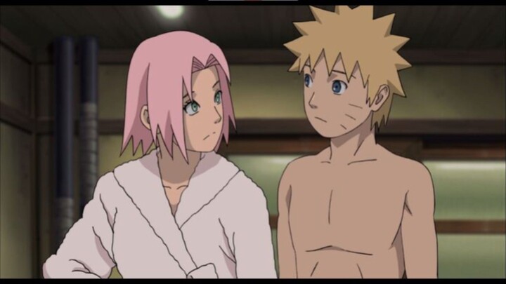 NARUTO TEGANG LIAT SAKURA MANDI