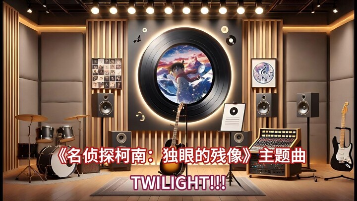 [Mastered Hi-Res Preview] “TWILIGHT!!!” | Theme Song of “Detective Conan: The One-Eyed Shadow,” the 