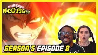 TODOROKI VS TETSUTETSU! My Hero Academia Season 5 Episode 8 Reaction