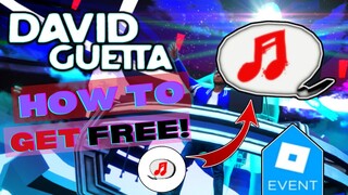 I beat the Hardest Obby on Roblox Event in David Guetta DJ Party and got Music Note Speechbubble!