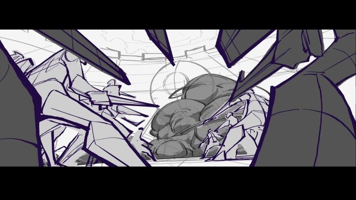 [MAD·AMV] [Time and Space Hunter 3] storyboard ของภาพวาดปี 2021