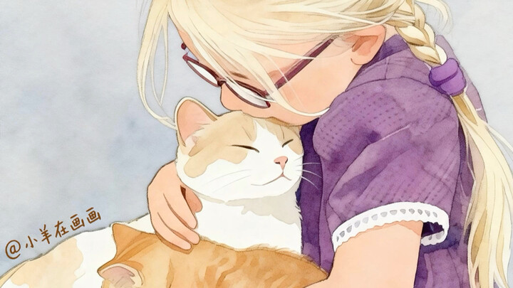 Ibu kucing: Hei, aku bawa anakku untuk menghisapmu nih~