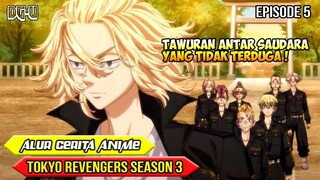 RAPAT DARURAT TOMAN UNTUK MEMBALAS TENJIKU - ALUR CERITA ANIME TOKYO REVENGERS SEASON 3 - EPISODE 5