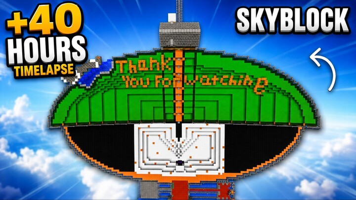 Minecraft Timelapse: SkyBlock +40 Hours