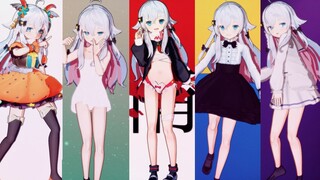[Kagura Nana/Nhiều trang phục/MMD] Dễ thương hay gợi cảm? Bạn thích kiểu chó mẹ nào? ❤