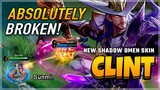 New M2 Shadow Omen Skin! Clint Best Build 2021 Gameplay by Sunmi. | Diamond Giveaway Mobile Legends