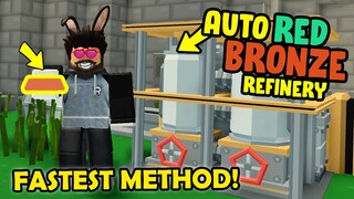 How to make a Red Bronze Ingot AUTOFARM!! In Roblox Islands