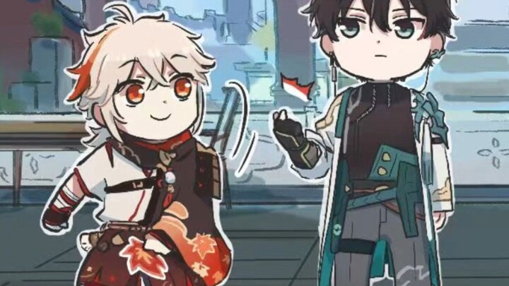 【心脏弱真君】万叶，你终于不满足于原神角色的东西了吗？丹恒你怎么不反抗？