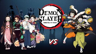 Tanjiro x Nezuko x Tamayo x Yushiro Vs. Temari x Arrow Demon [Full Battle] [Censored]
