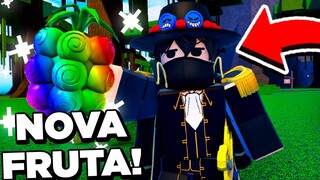 ESSA É A NOVA FRUTA MÍTICA DO MEU JOGO DE ONE PIECE DO ROBLOX!!