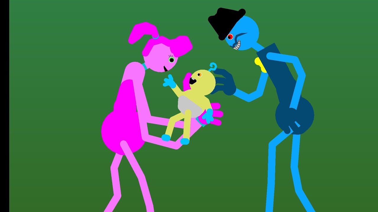 Mommy Long Legs & Baby Long Legs - Among Us & Poppy Playtime Animation 