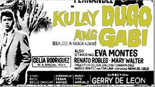 Kulay Dugo ang Gabi 1964 (International Released) Horror Film Philippines