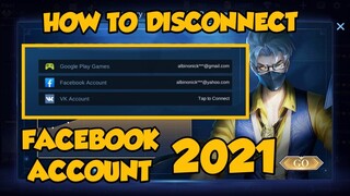 HOW TO DISCONNECT FACEBOOK ACCOUNT | 2021 TUTORIAL