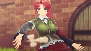 [Anime] [Touhou MMD] Hong Meiling Playing the Kendama