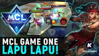 BATAK NA LAPU-LAPU! *MCL GAME 1* | MLBB