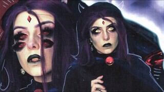 raven cosplay makeup tutorial