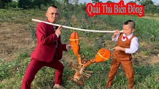 Ăn Hải Sản Phong Cách Tam Mao - Không Thể Nhịn Được Cười Với Màn Cưa Càng Tôm Của Mao đệ Đệ