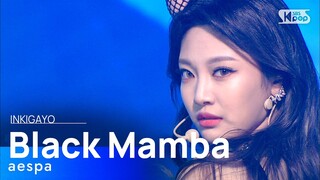 aespa(에스파) - Black Mamba @인기가요 inkigayo 20201129