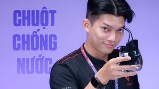 NHÚNG NƯỚC CHUỘT LỖ TUF GAMING M4 AIR!!! Kháng nước thiệt không?