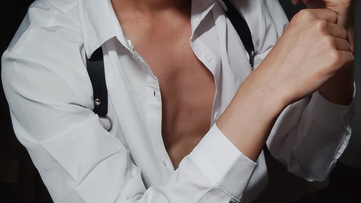 Dark skin, thin build, black-and-white shirt—what do you got to say about that?