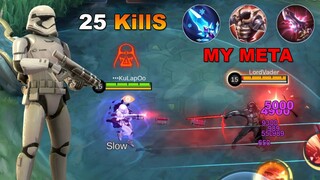 25 Kills Kimmy Will Rise | Kimmy Meta 2022 Best Build | MLBB