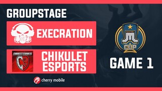 Just ML Cup Day 2 Execration vs Chikulet Esports Game 1 (BO3) | Just ML Mobile Legends