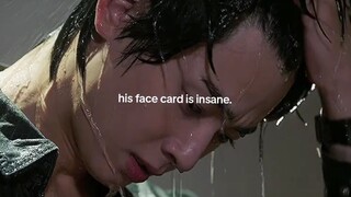 His facecard is insane