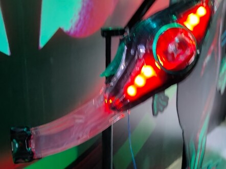 BW exhibition Kamen Rider Zeztz belt play