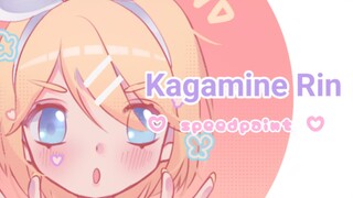 Kagamine Rin Chibi Artstyle🍊SPEEDPAINT🍊