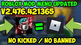 Roblox Mod Menu V2.476.421365 Updated!!! 78 Features No Kicked / No Banned Working In All Servers!!!