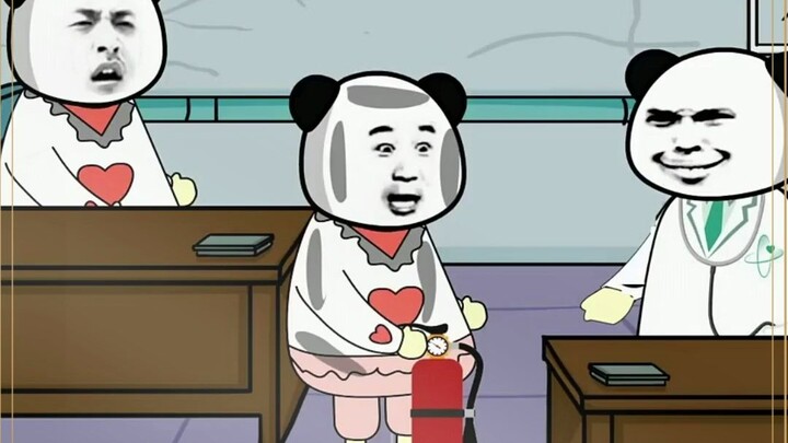 Everyone in the morgue was rescued and the fire was too fierce, haha