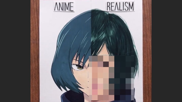 Zenin Mai anime VER vs realism🥵