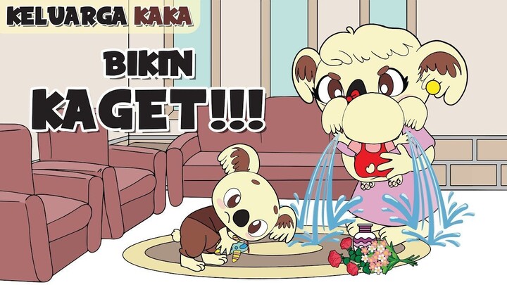 KARTUN KELUARGA KAKA - BIKIN KAGET!!! | KOMIK KARTUN ANIMASI LUCU