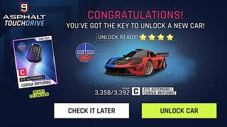 ATS Automobili Corsa RRTurbo Car Key Unlocked - Asphalt 9: Legends