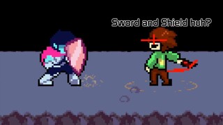 【UT×DR/Animasi Piksel Halus】Kris Vs Chara! - Animasi Sprite Pendek
