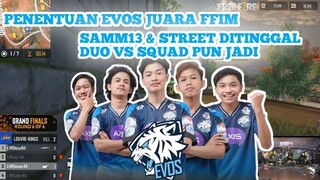 HIGHLIGHTS MOMENT PENENTUAN EVOS JUARA THE CHAMPIONS FFIM || FREE FIRE INDONESIA