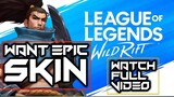 LETS PLAY LEAGUE OF LEGENDS WILD RIFT (With FREE EPIC SKIN)
