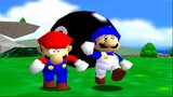 super mario 64 bloopers: Who let the chomp out