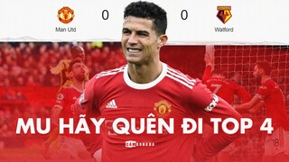 Hòa thất vọng đội xuống hạng, MAN UNITED HÃY QUÊN ĐI TOP 4