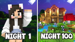 💙100 NIGHTS In a Minecraft World