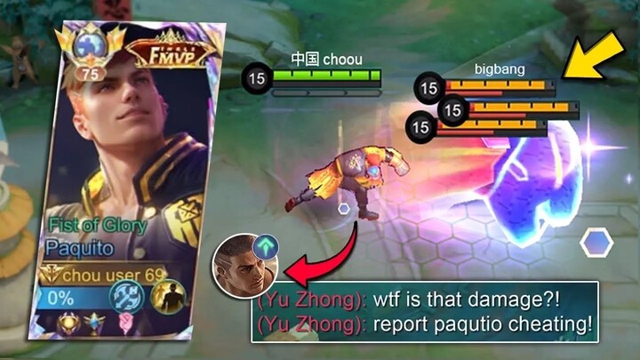 THIS IS THE REASON WHY THEY ACCUSED ME USING HACK DAMAGE!! (paquito best build 2
