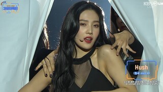 【4K LIVE】朴秀荣X周子瑜X李美珠X金韶情X金祉呼X李妍雨 - Hush（181228 KBS UHD Song Festival）