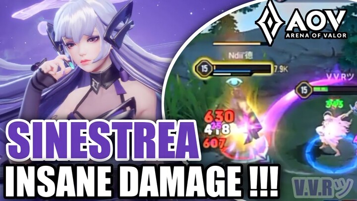 AOV: SINESTREA WAVE GAMEPLAY || SINESTREA DARK CURRENT - ARENA OF VALOR