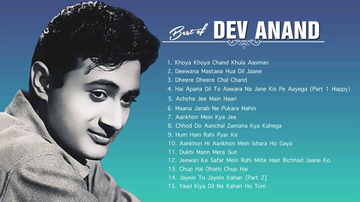 bollywood old song vol 5 dev anand