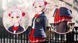 [Genshin Impact MMD] Even at JK's age, he became a Gundam maid~JK uniform Noelle-Dye your color