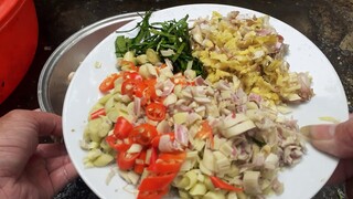 Gà xào sả ớt.mâm cơm đơn giản đậm chất nhà quê