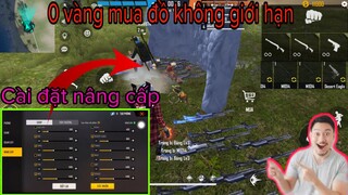 Free Fire| Cách Tạo Phòng Nâng Cấp Tất Cả 0 Vàng 15 Ván Đấu - Tạo Phòng Thiết Kế Bản Đồ