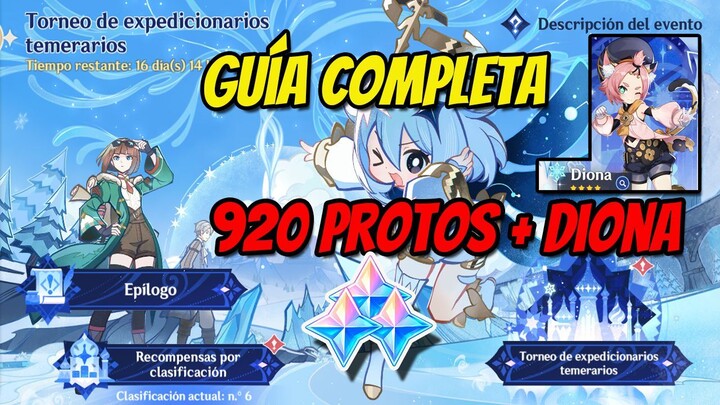 Guía para el evento "Torneo de expedicionarios temerarios" | Genshin Impact