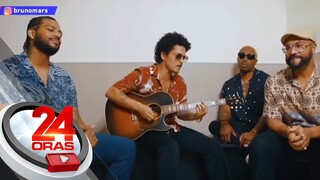 Bruno Mars, may regalong impromptu song sa Pinoy fans | 24 Oras