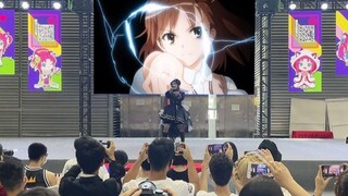 When I challenged only my railgun at the comic exhibition site, I was shocked!